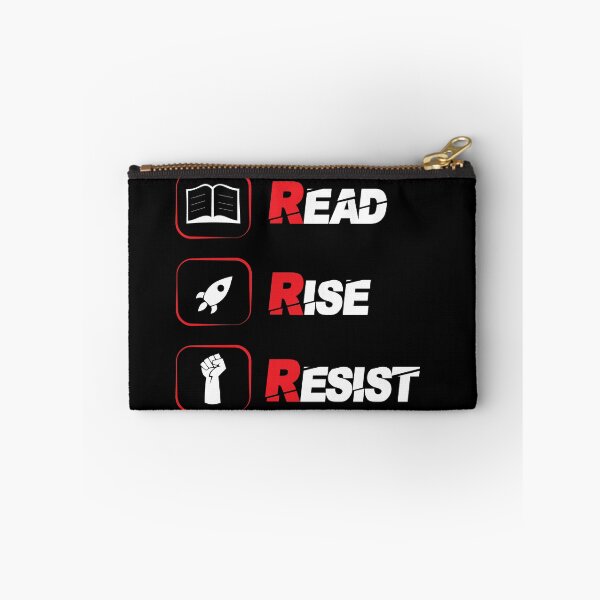 Item preview, Read Rise Resist  -  funny readers writers sayings designed and sold by Raiko-art.