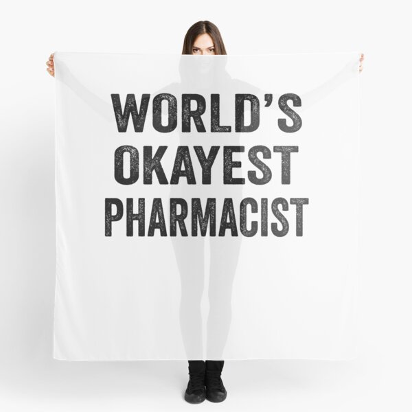 Item preview, World's okayest pharmacist Shirt, Funny pharmacist Dad Husband Womens Boyfriend Birthday Christmas Gift idea designed and sold by xlnv.
