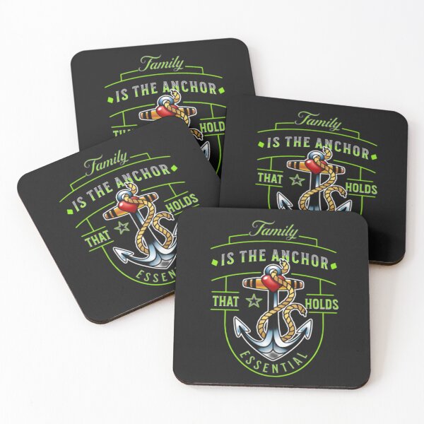Item preview, Family Is the Anchor That Holds Essential Classic love. designed and sold by stopamoment.