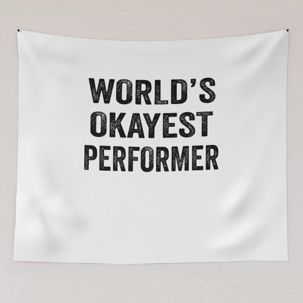 Item preview, World's okayest performer Shirt, Funny performer Dad Husband Womens Boyfriend Birthday Christmas Gift idea designed and sold by xlnv.