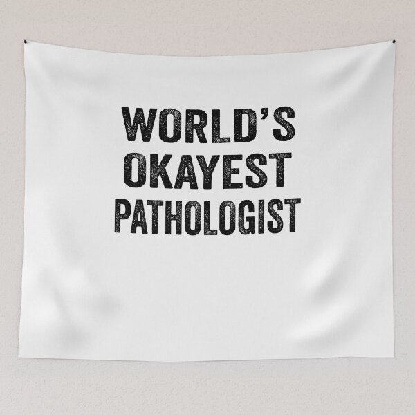 Item preview, World's okayest pathologist Shirt, Funny pathologist Dad Husband Womens Boyfriend Birthday Christmas Gift idea designed and sold by xlnv.