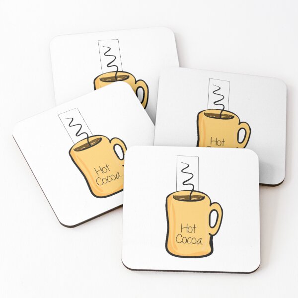 Item preview, hot coffee cocoa  designed and sold by Rozita Rozy.