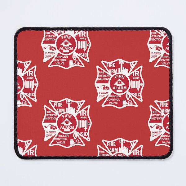 Item preview, Fire Inspector Firefighter Safety Signs Maltese Cross Design designed and sold by flashoverstudio.