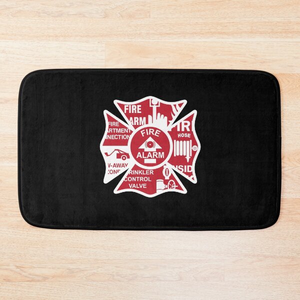 Item preview, Fire Inspector Firefighter Safety Signs Maltese Cross Design designed and sold by flashoverstudio.