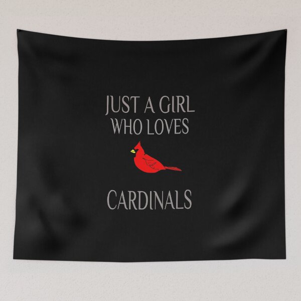 Item preview, Just a Girl Who Loves Cardinals designed and sold by JOY STORE 45.