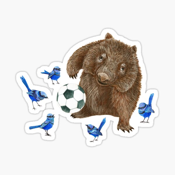 Wrens football Wombat Sticker