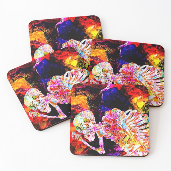 Item preview, Colorful skull designed and sold by UkiyoeKIMASA.