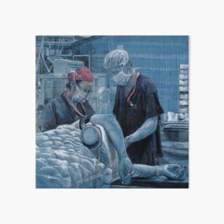 Anesthetics - Drawing by Avril Thomas - Adelaide / South Australia Artist Art Board Print