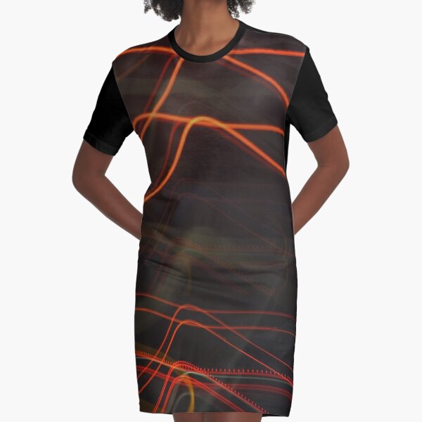 Buz light in Red - Photography by Avril Thomas - Adelaide / South Australia Artist Graphic T-Shirt Dress