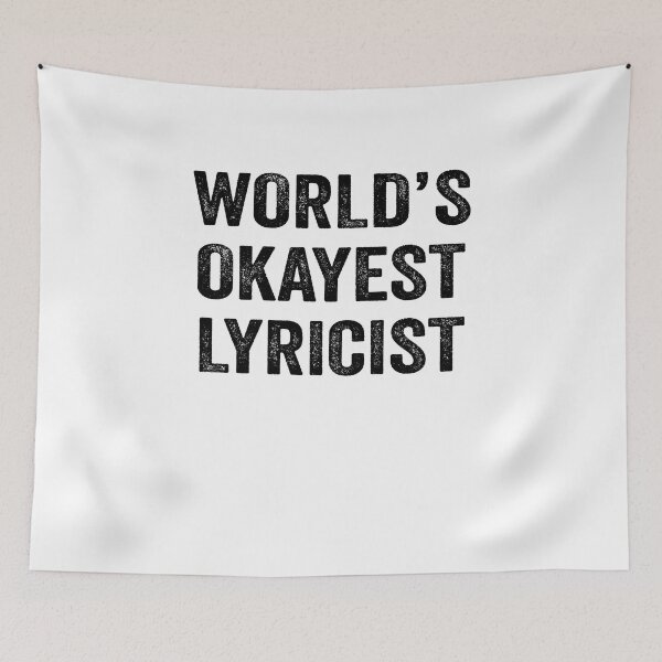 Item preview, World's okayest lyricist Shirt, Funny lyricist Dad Husband Womens Boyfriend Birthday Christmas Gift idea designed and sold by xlnv.