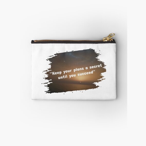 Item preview, keep your plans a secret until you succeed inspirational sunset quotes  designed and sold by HBWOLFARTS.