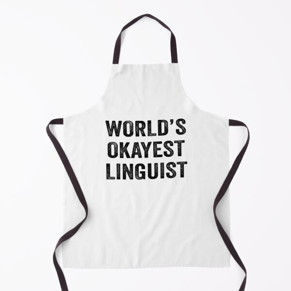 Item preview, World's okayest linguist Shirt, Funny linguist Dad Husband Womens Boyfriend Birthday Christmas Gift idea designed and sold by xlnv.