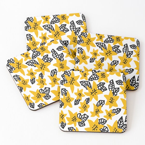Item preview, Modern Scandinavian Black and Yellow Garden designed and sold by Deutschic.
