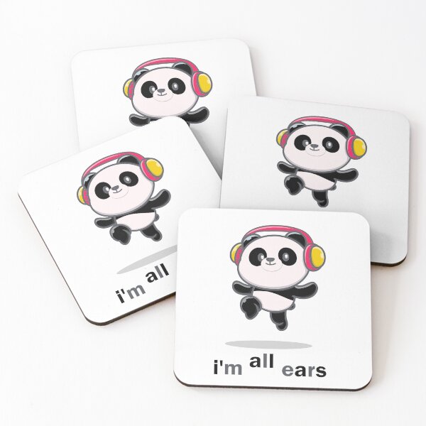 Item preview, I'm all ears, I'm a panda funny T-shirs designed and sold by Hatlof.