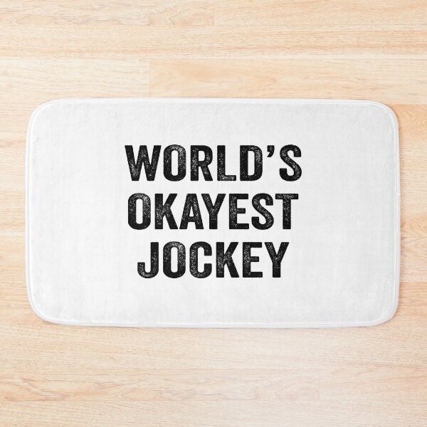 Item preview, World's okayest jockey Shirt, Funny jockey Dad Husband Womens Boyfriend Birthday Christmas Gift idea designed and sold by xlnv.