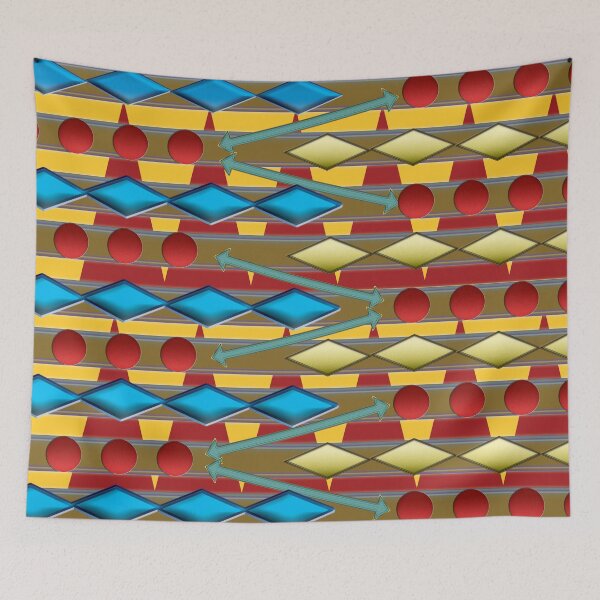 Item preview, Geometric Artistic Retro Design For Lovers Of Something Different designed and sold by delohill.