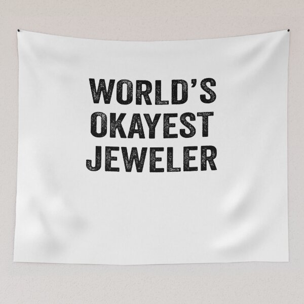 Item preview, World's okayest jeweler Shirt, Funny jeweler Dad Husband Womens Boyfriend Birthday Christmas Gift idea designed and sold by xlnv.