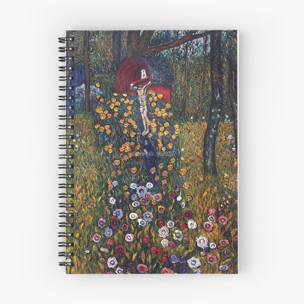 Item preview, Farm Garden with Crucifix by Gustav Klimt designed and sold by AestheticsXarts.