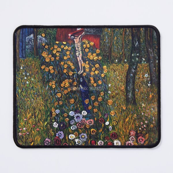 Item preview, Farm Garden with Crucifix by Gustav Klimt designed and sold by AestheticsXarts.