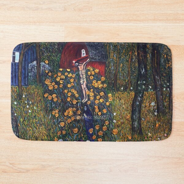Item preview, Farm Garden with Crucifix by Gustav Klimt designed and sold by AestheticsXarts.