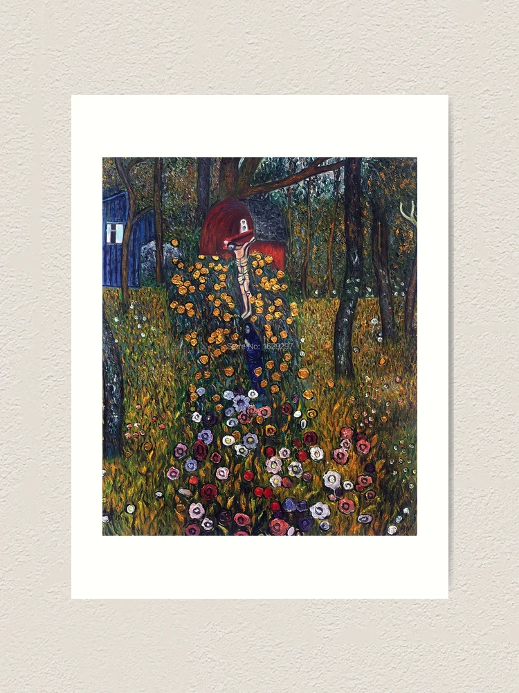 Amazon.com: Gustav Klimt-Farm Garden with Crucifix 1912
