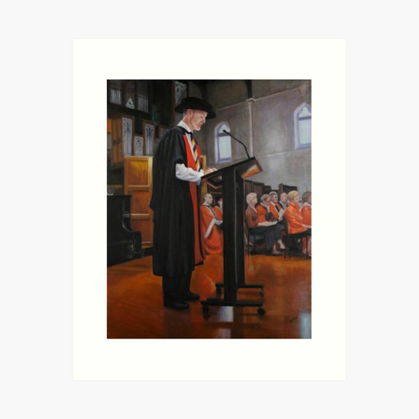 Item preview, The Speech - Oil painting by Avril Thomas - Adelaide / South Australia Artist designed and sold by AvrilThomasart.