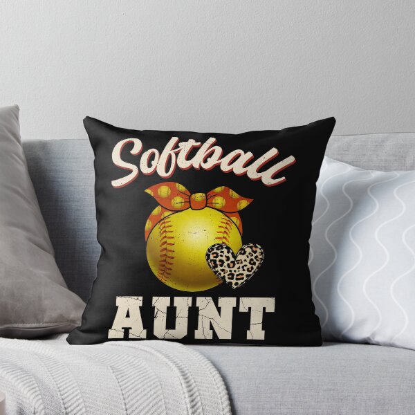 Item preview, Softball Aunt Leopard Heart Softball Player Mother's Day designed and sold by TheWildStyle.