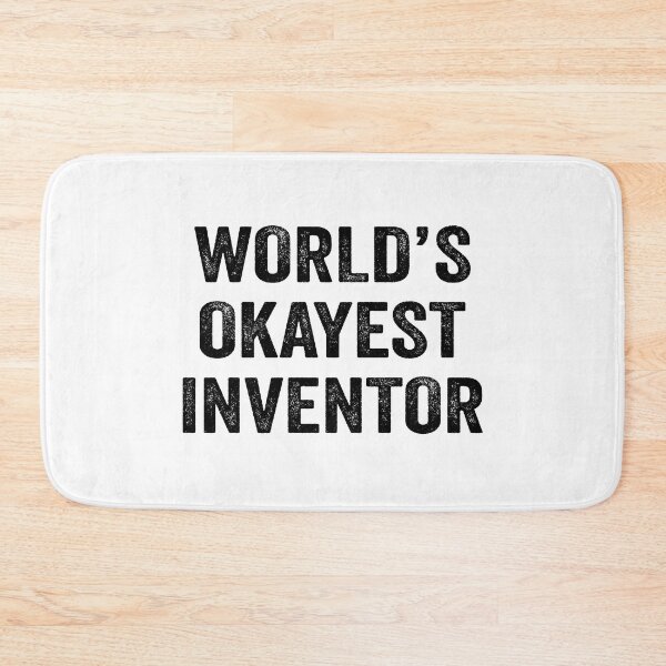 Item preview, World's okayest inventor Shirt, Funny inventor Dad Husband Womens Boyfriend Birthday Christmas Gift idea designed and sold by xlnv.