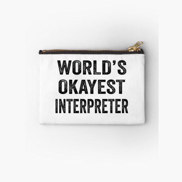 Artikelvorschau, Das okayste Dolmetscher-Shirt der Welt, lustige Dolmetscher-Vater-Ehemann-Frauen-Freund-Geburtstags-Weihnachtsgeschenkidee entworfen und verkauft von xlnv.