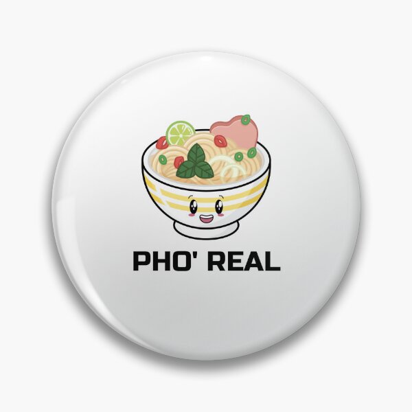 Item preview, PHO' REAL Vietnamese Soup Pho Pun Kawaii Style designed and sold by EstelleStar.