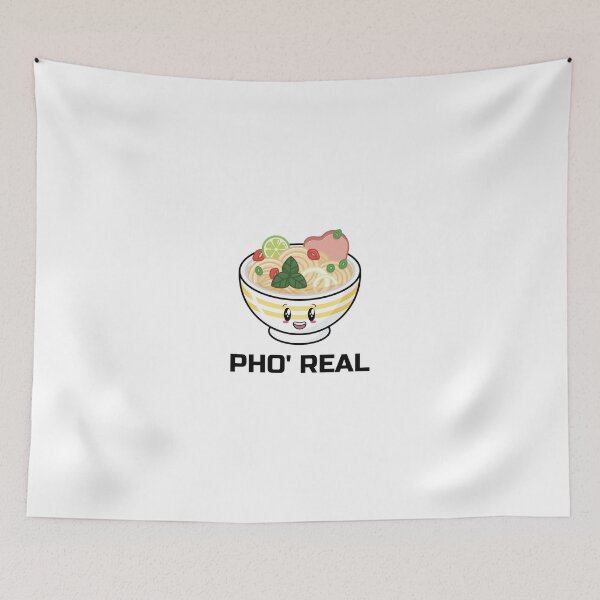 Item preview, PHO' REAL Vietnamese Soup Pho Pun Kawaii Style designed and sold by EstelleStar.