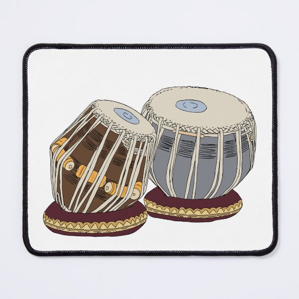 Item preview, Tabla- Indian Music Instrument illustration designed and sold by Gifts With Nature.