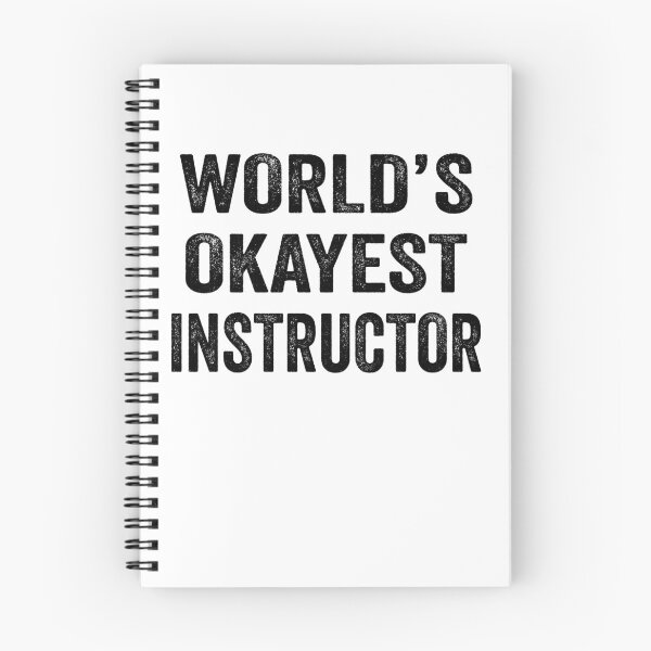 Item preview, World's okayest instructor Shirt, Funny instructor Dad Husband Womens Boyfriend Birthday Christmas Gift idea designed and sold by xlnv.