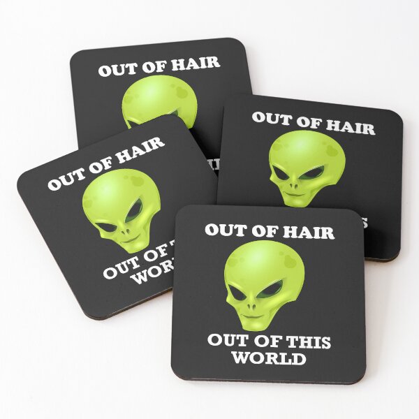 Item preview, Funny Bald Men Women Joke Hair Loss Baldness Alopecia Alien  designed and sold by jetset201.