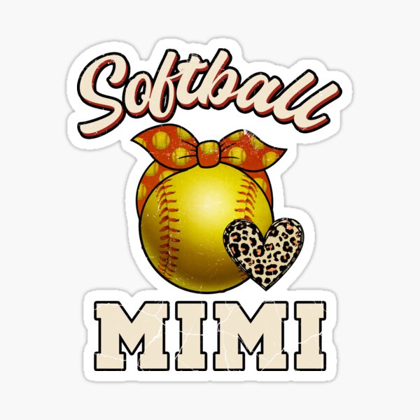 Baseball Mimi Mothers Day Baseball' Sticker