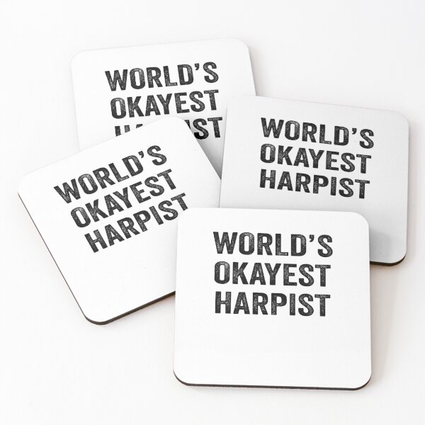 Item preview, World's okayest harpist Shirt, Funny harpist Dad Husband Womens Boyfriend Birthday Christmas Gift idea designed and sold by xlnv.