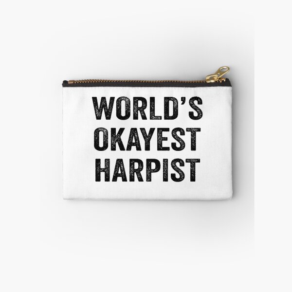 Item preview, World's okayest harpist Shirt, Funny harpist Dad Husband Womens Boyfriend Birthday Christmas Gift idea designed and sold by xlnv.