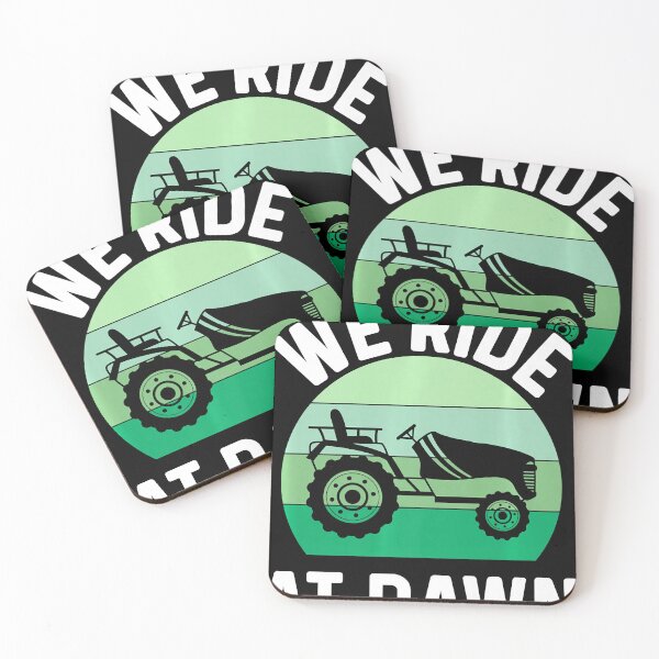 Item preview, Mens We Ride At Dawn Lawnmower Shirt Lawn Mowing Dad Yard Work  designed and sold by selfishdistorti.