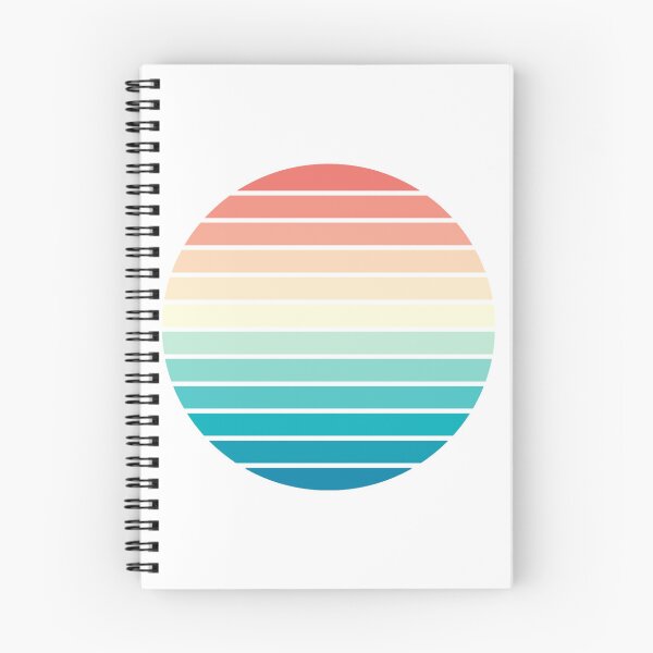 Item preview, Retro Inspired Rainbow Sun designed and sold by TotallyRetroArt.