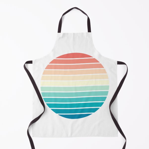 Item preview, Retro Inspired Rainbow Sun designed and sold by TotallyRetroArt.