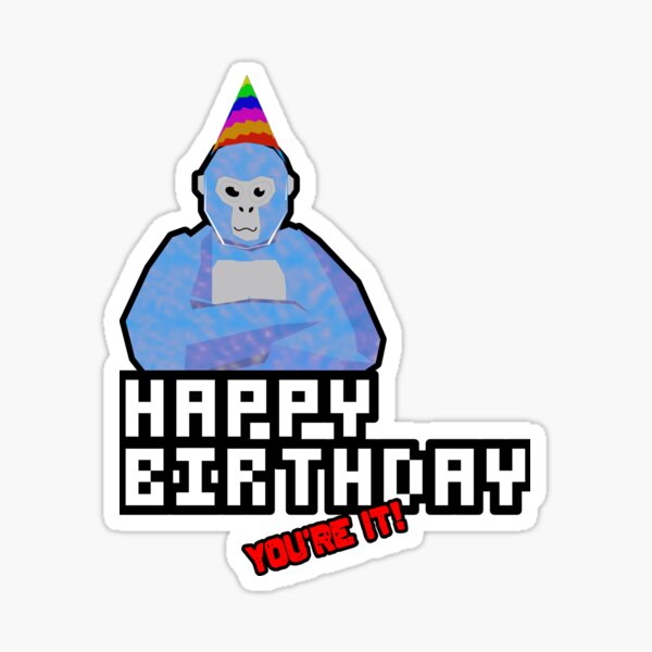 Gorilla Tag Birthday Party Banner [Digital Download]