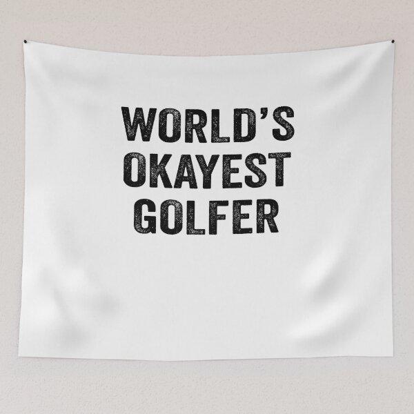 Item preview, World's okayest golfer Shirt, Funny golfer Dad Husband Womens Boyfriend Birthday Christmas Gift idea designed and sold by xlnv.