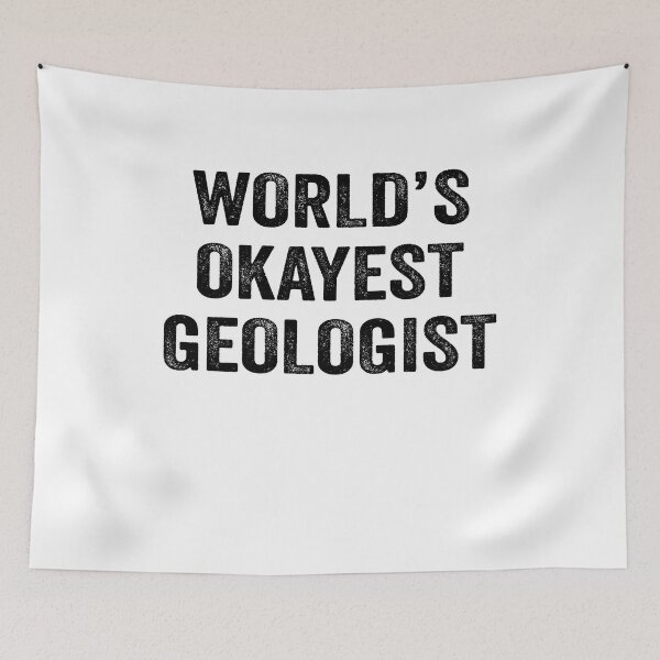 Item preview, World's okayest geologist Shirt, Funny geologist Dad Husband Womens Boyfriend Birthday Christmas Gift idea designed and sold by xlnv.