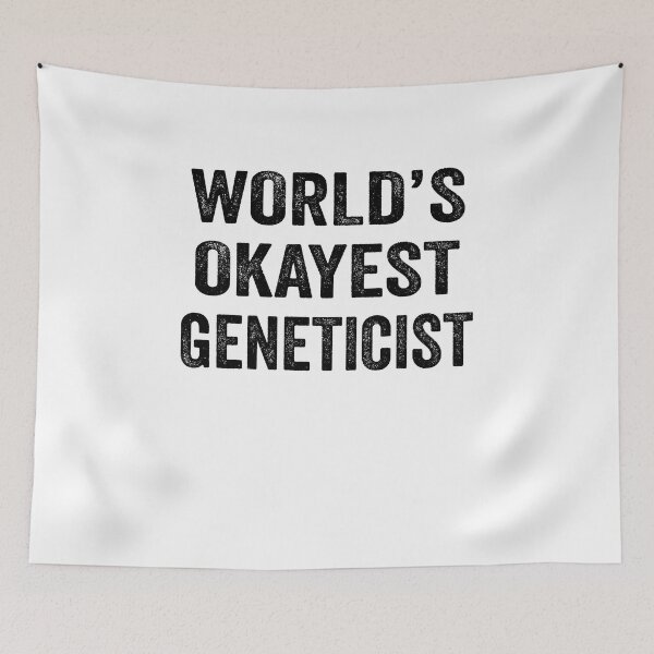 Item preview, World's okayest geneticist Shirt, Funny geneticist Dad Husband Womens Boyfriend Birthday Christmas Gift idea designed and sold by xlnv.