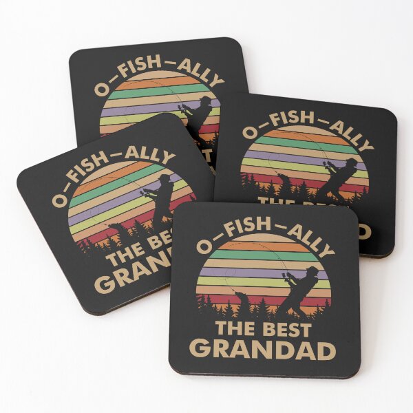 Item preview, O-FISH-ally the Best Grandad Fishing Gift designed and sold by EstelleStar.