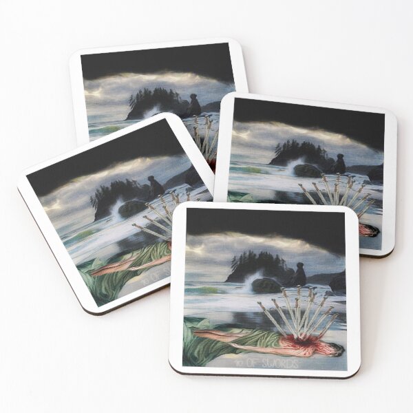 Item preview, 10 of Swords Tarot Card designed and sold by EARTH ANGEL 888.