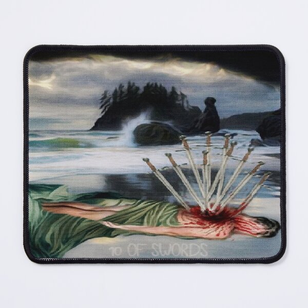 Item preview, 10 of Swords Tarot Card designed and sold by EARTH ANGEL 888.