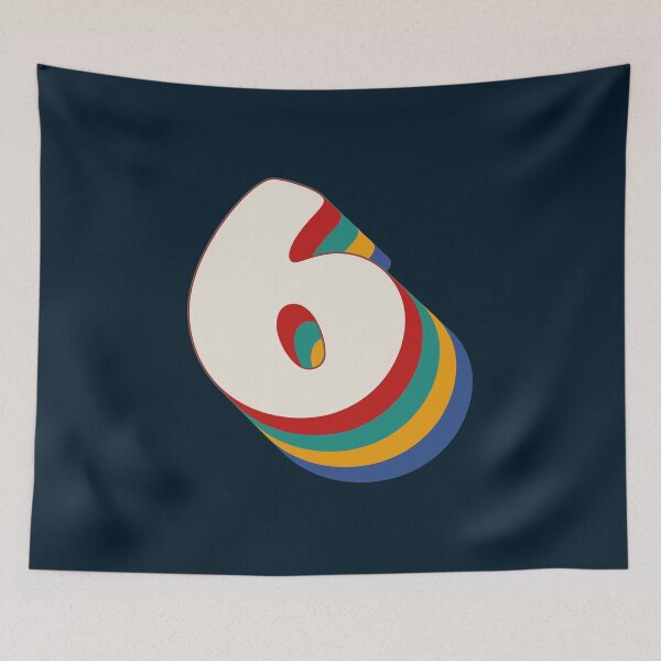 Item preview, Number 6 designed and sold by Texterns.