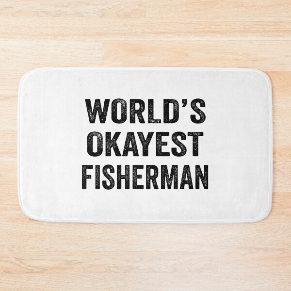 Item preview, World's okayest fisherman Shirt, Funny fisherman Dad Husband Womens Boyfriend Birthday Christmas Gift idea designed and sold by xlnv.