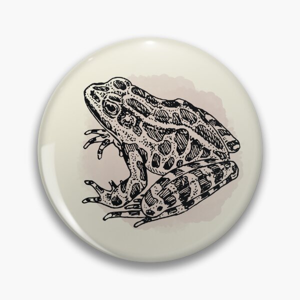 Item preview, Vintage Frog Illustration, Light Pink Watercolor designed and sold by Vintustration.